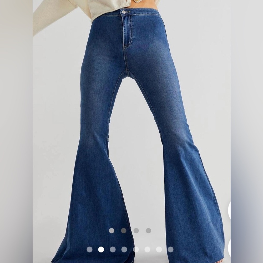 Free People Flare stretch jeans